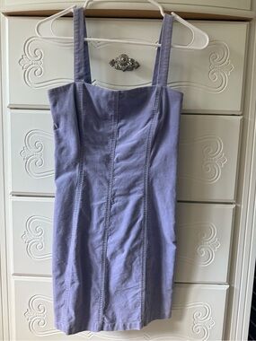 Target Lilac Square-Neck Mini Dress
